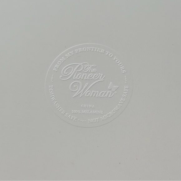 The Pioneer Woman Melamine Platters – Coral & Turquoise | Set of 2 - Picture 7 of 8